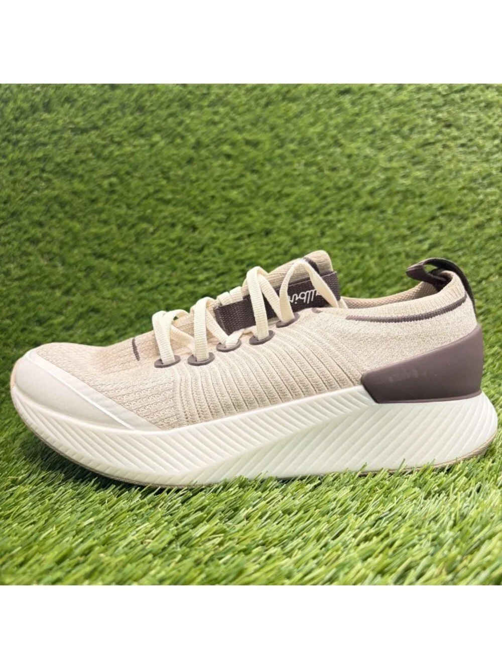Allbirds Tree Glider Womens Size 6 Beige Brown Athletic Running Shoes Sneakers